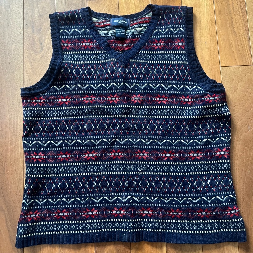 The Limited Fairisle Sweater Vest